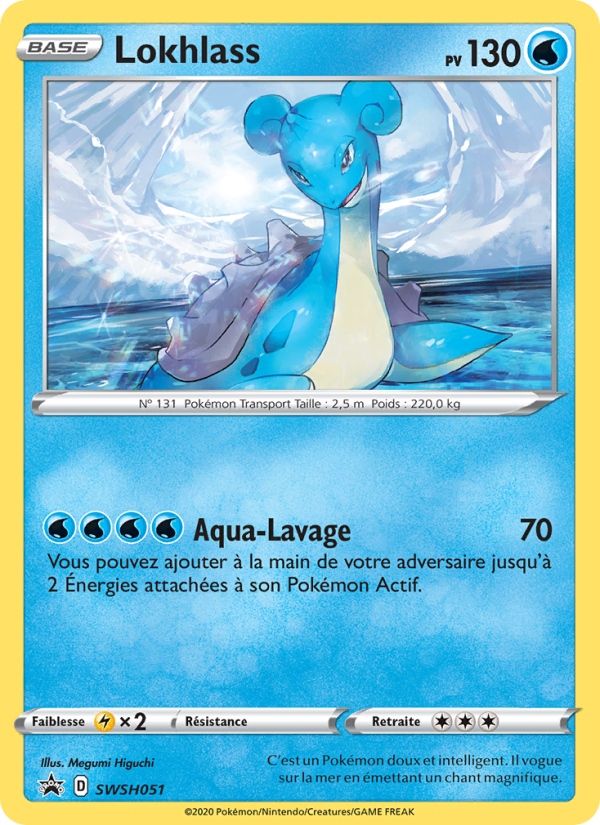 Lokhlass SWSH051 — Promo SWSH (French Pokémon TCG card)