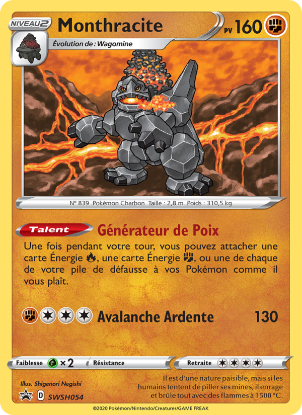 Monthracite SWSH054 — Promo SWSH (French Pokémon TCG card)