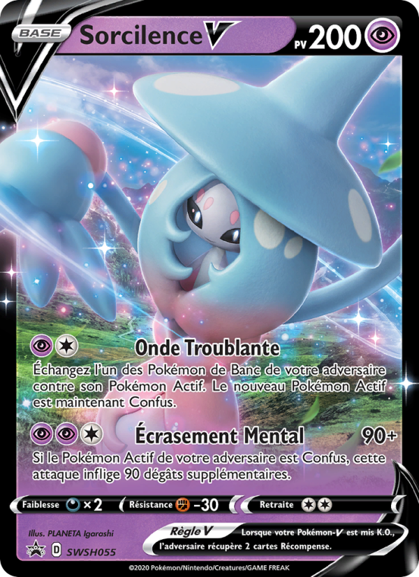 Sorcilence V SWSH055 — Promo SWSH (French Pokémon TCG card)