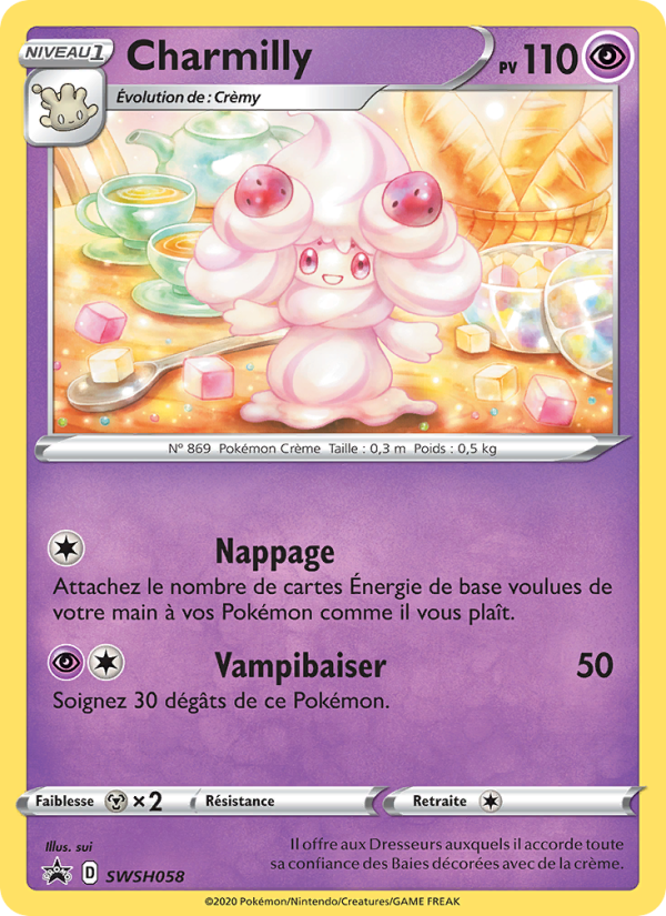 Charmilly SWSH058 — Promo SWSH (French Pokémon TCG card)