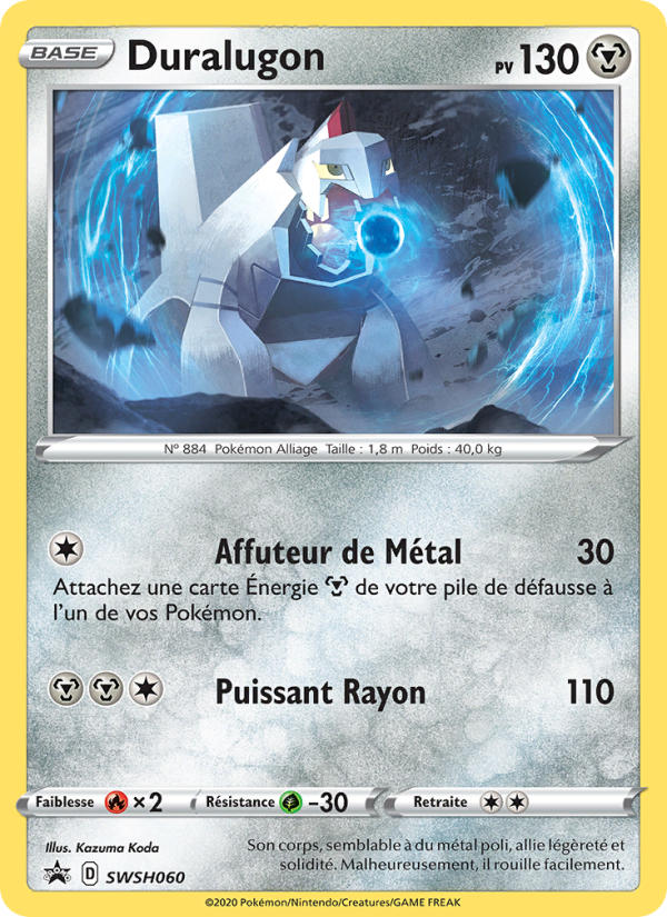 Duralugon SWSH060 — Promo SWSH (French Pokémon TCG card)