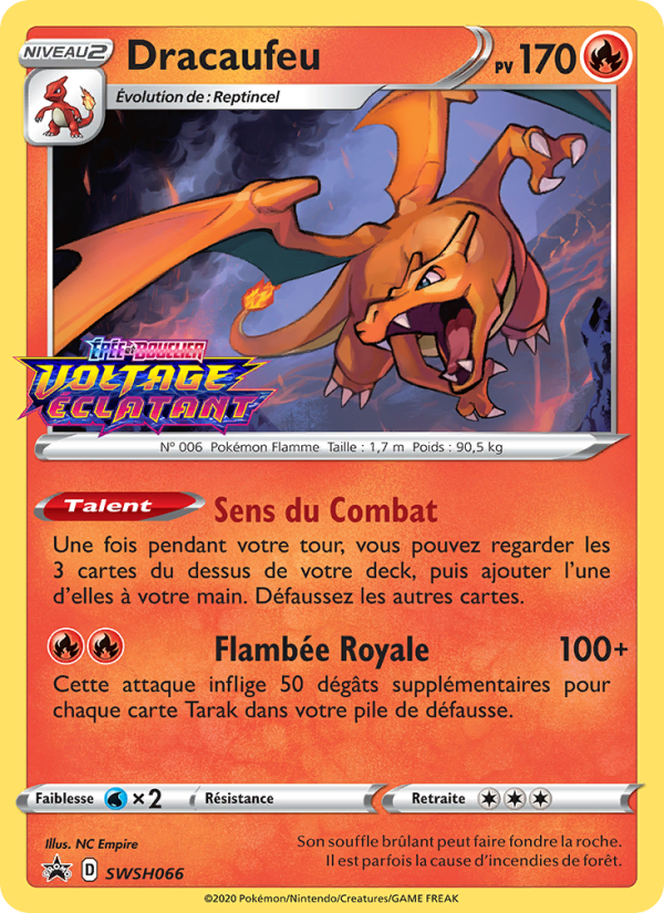 Dracaufeu SWSH066 — Promo SWSH (French Pokémon TCG card)