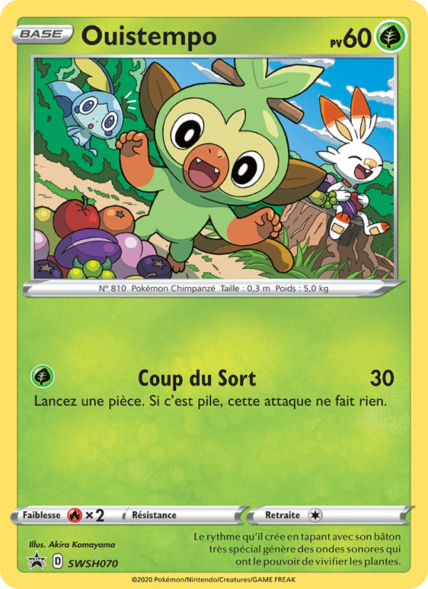 Ouistempo SWSH070 — Promo SWSH (French Pokémon TCG card)