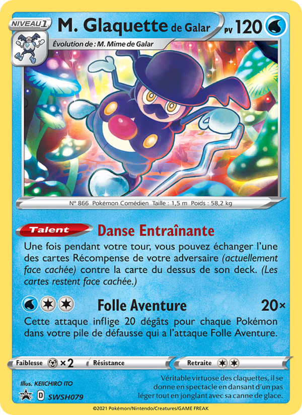 M. Glaquette de Galar SWSH079 — Promo SWSH (French Pokémon TCG card)