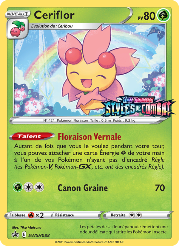 Ceriflor SWSH088 — Promo SWSH (French Pokémon TCG card)