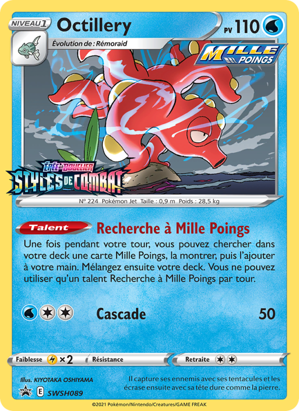 Octillery SWSH089 — Promo SWSH (French Pokémon TCG card)