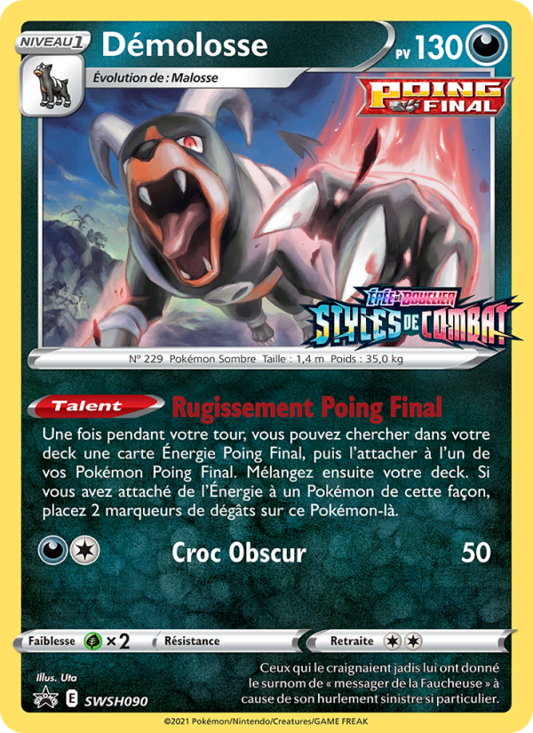 Démolosse SWSH090 — Promo SWSH (French Pokémon TCG card)
