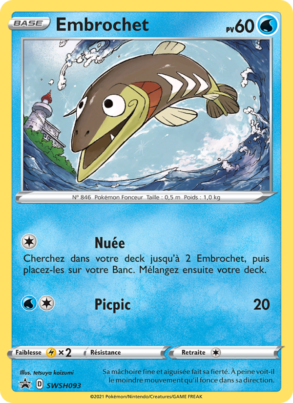Embrochet SWSH093 — Promo SWSH (French Pokémon TCG card)