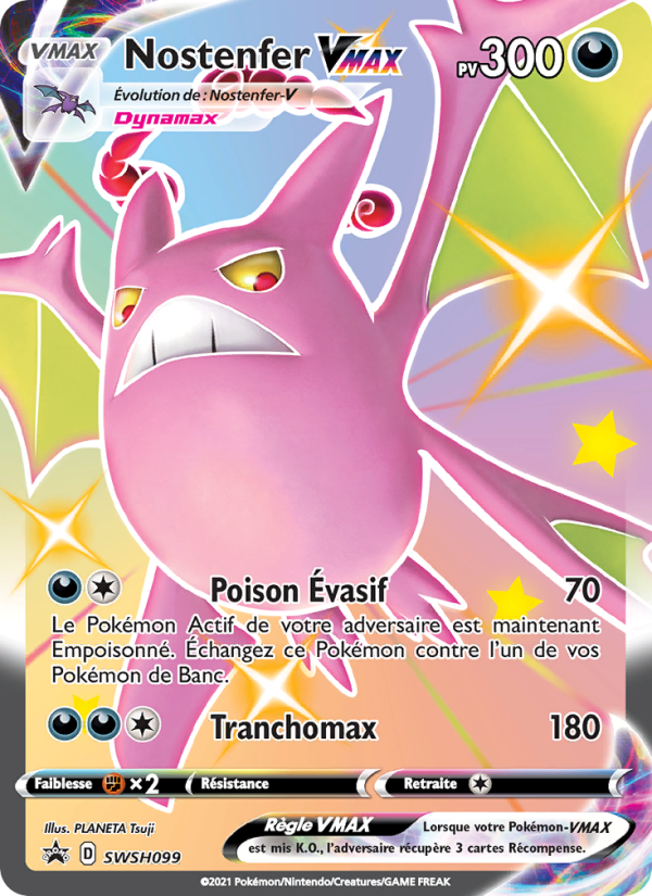 Nostenfer VMAX SWSH099 — Promo SWSH (French Pokémon TCG card)