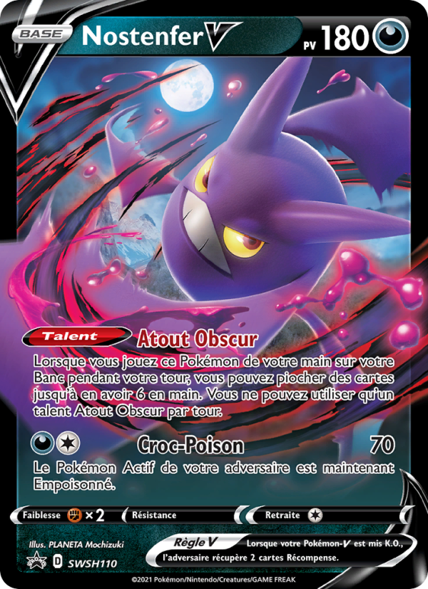 Nostenfer V SWSH110 — Promo SWSH (French Pokémon TCG card)