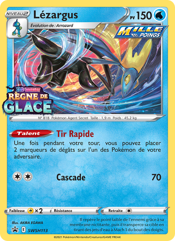 Lézargus SWSH113 — Promo SWSH (French Pokémon TCG card)