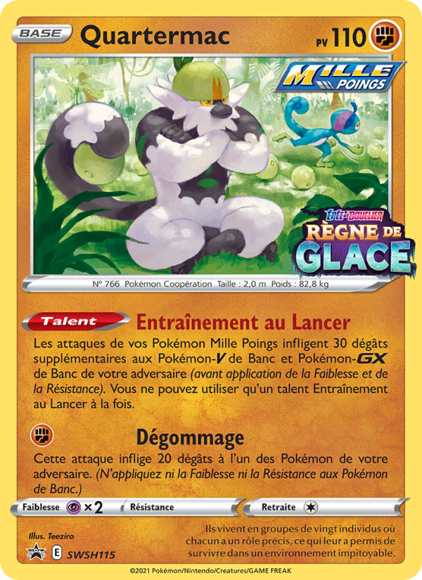 Quartermac SWSH115 — Promo SWSH (French Pokémon TCG card)