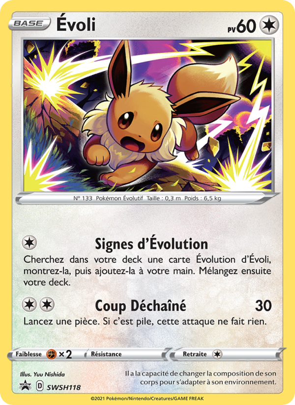 Évoli SWSH118 — Promo SWSH (French Pokémon TCG card)