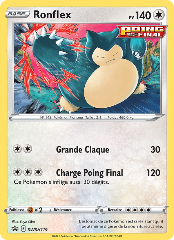 Ronflex SWSH119 — Promo SWSH (French Pokémon TCG card)