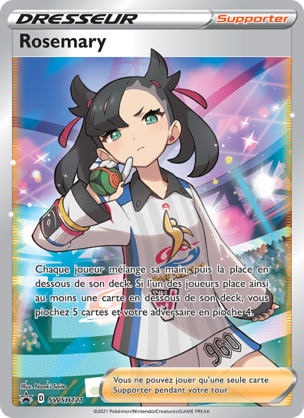 Rosemary SWSH121 — Promo SWSH (French Pokémon TCG card)