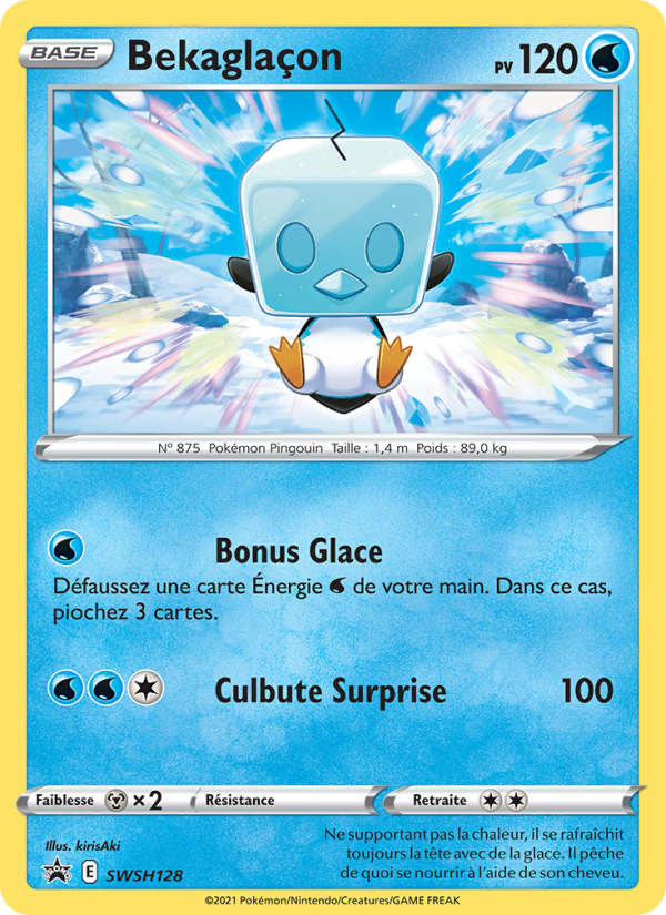 Bekaglaçon SWSH128 — Promo SWSH (French Pokémon TCG card)