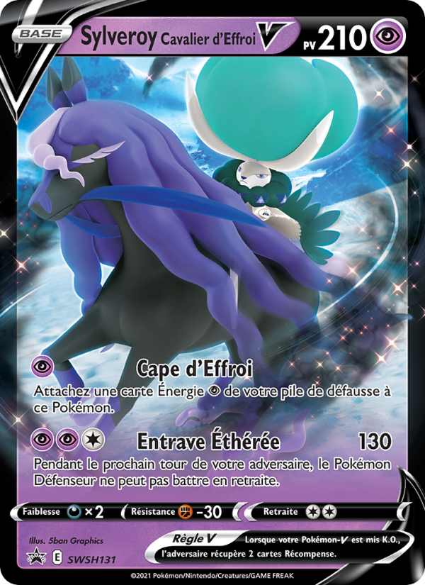 Sylveroy Cavalier d'Effroi V SWSH131 — Promo SWSH (French Pokémon TCG card)