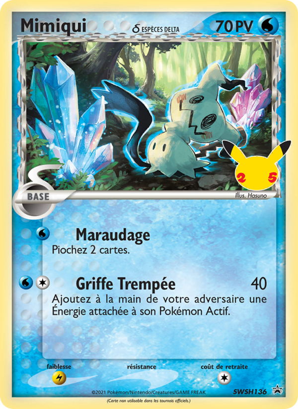 Mimiqui SWSH136 — Promo SWSH (French Pokémon TCG card)