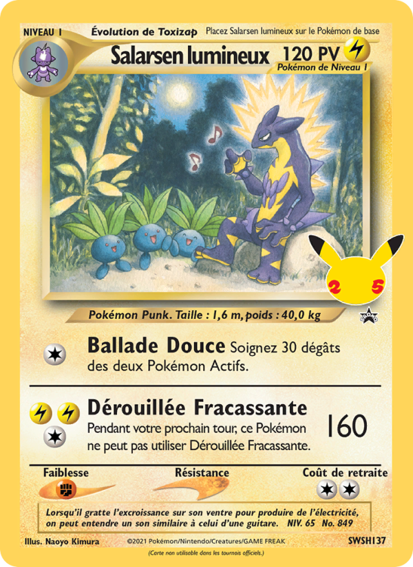Salarsen lumineux SWSH137 — Promo SWSH (French Pokémon TCG card)