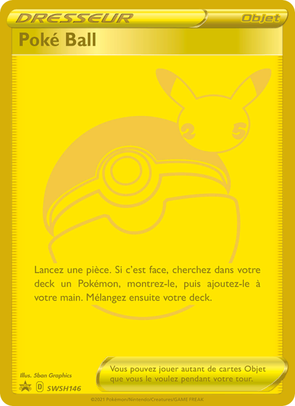 Poké Ball SWSH146 — Promo SWSH (French Pokémon TCG card)