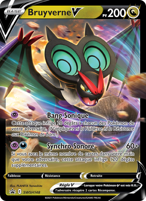Bruyverne V SWSH148 — Promo SWSH (French Pokémon TCG card)