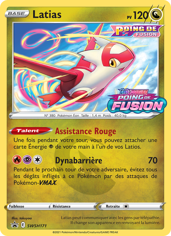 Latias SWSH171 — Promo SWSH (French Pokémon TCG card)