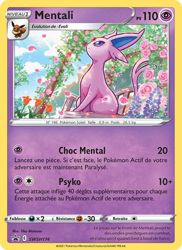 Mentali SWSH174 — Promo SWSH (French Pokémon TCG card)