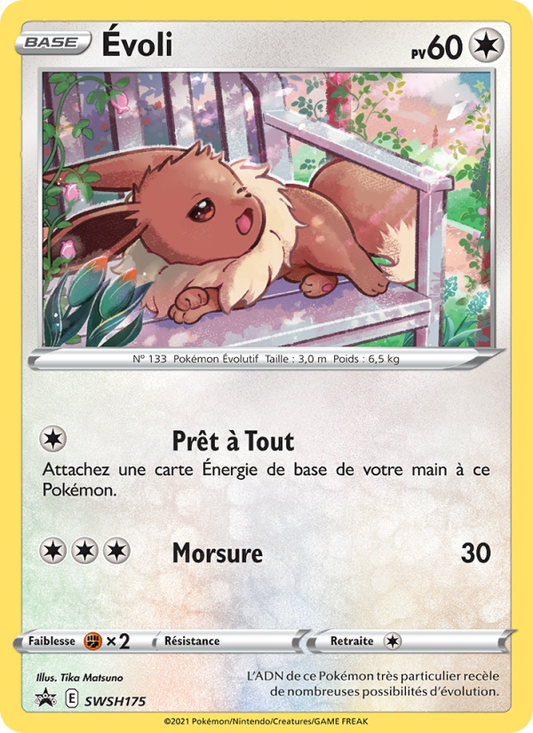 Évoli SWSH175 — Promo SWSH (French Pokémon TCG card)