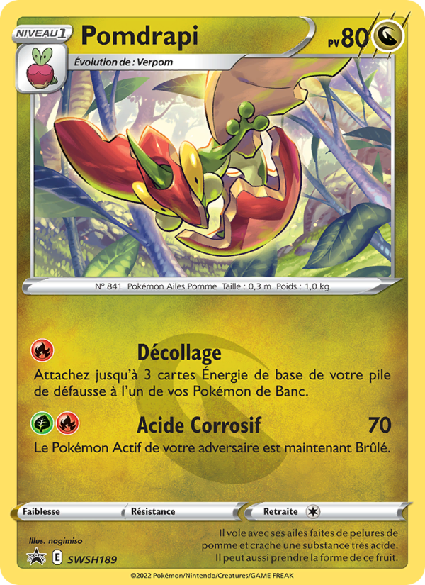 Pomdrapi SWSH189 — Promo SWSH (French Pokémon TCG card)