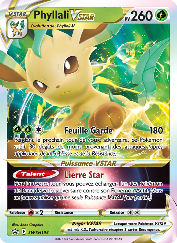 Phyllali VSTAR SWSH195 — Promo SWSH (French Pokémon TCG card)