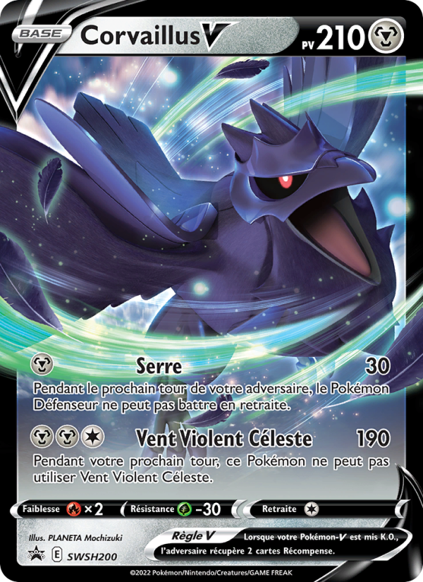 Corvaillus V SWSH200 — Promo SWSH (French Pokémon TCG card)