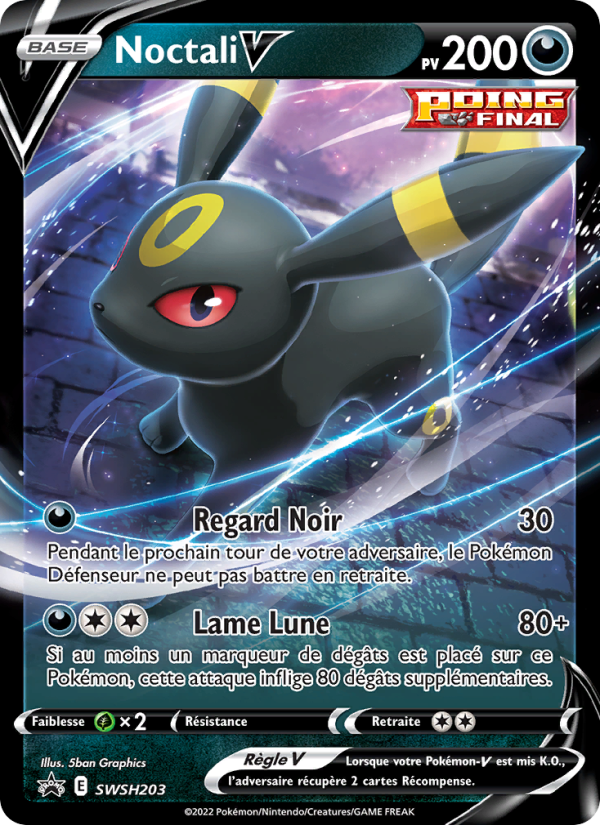 Noctali V SWSH203 — Promo SWSH (French Pokémon TCG card)