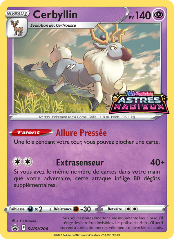 Cerbyllin SWSH206 — Promo SWSH (French Pokémon TCG card)