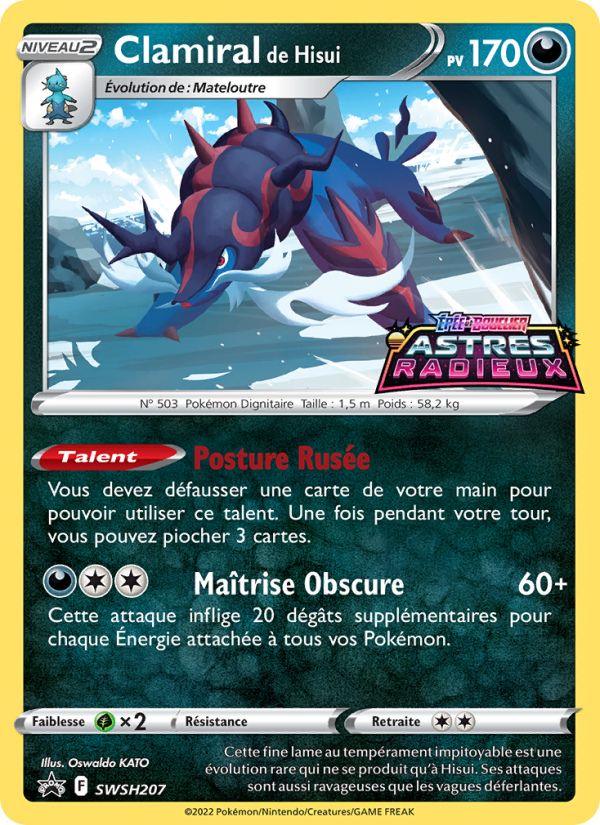 Clamiral de Hisui SWSH207 — Promo SWSH (French Pokémon TCG card)
