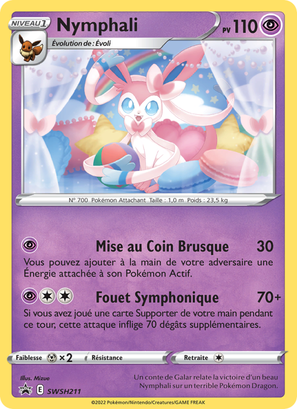 Nymphali SWSH211 — Promo SWSH (French Pokémon TCG card)