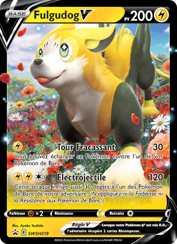Fulgudog V SWSH219 — Promo SWSH (French Pokémon TCG card)