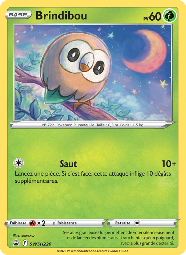 Brindibou SWSH220 — Promo SWSH (French Pokémon TCG card)