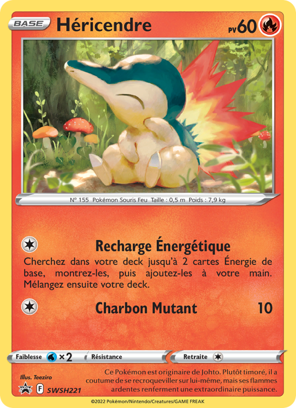 Héricendre SWSH221 — Promo SWSH (French Pokémon TCG card)