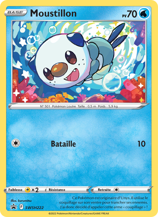 Moustillon SWSH222 — Promo SWSH (French Pokémon TCG card)