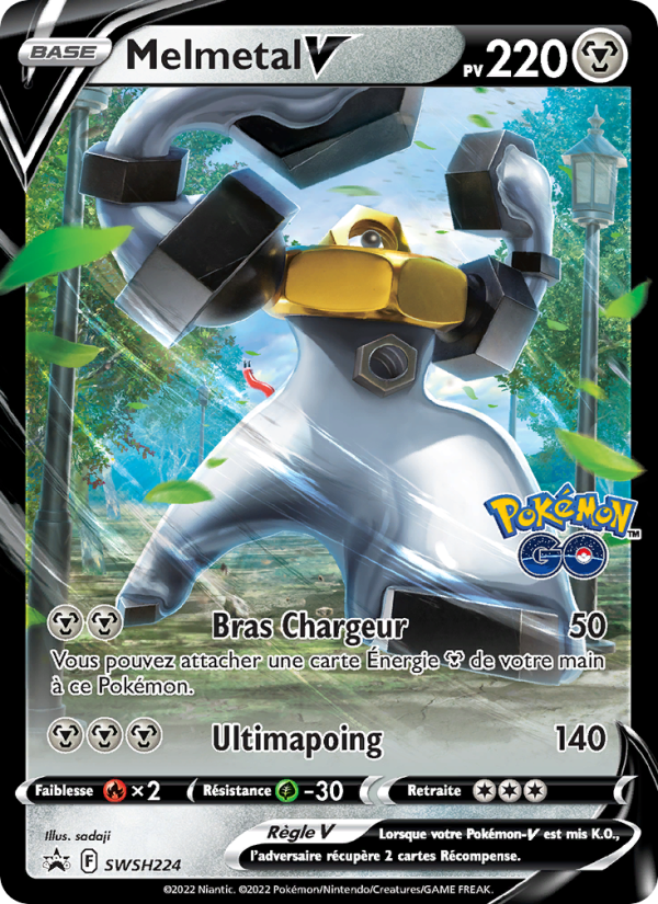 Melmetal V SWSH224 — Promo SWSH (French Pokémon TCG card)