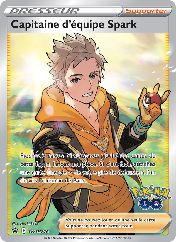 Capitaine d'équipe Spark SWSH226 — Promo SWSH (French Pokémon TCG card)