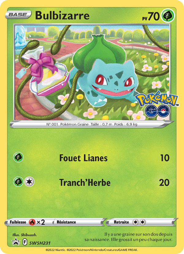 Bulbizarre SWSH231 — Promo SWSH (French Pokémon TCG card)