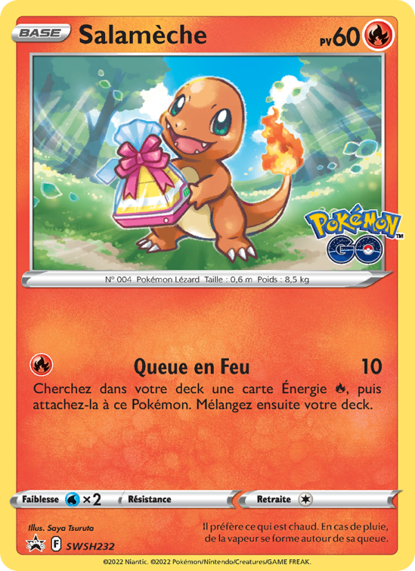 Salamèche SWSH232 — Promo SWSH (French Pokémon TCG card)