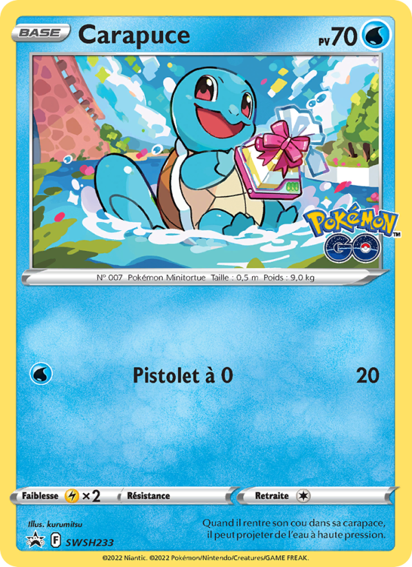 Carapuce SWSH233 — Promo SWSH (French Pokémon TCG card)