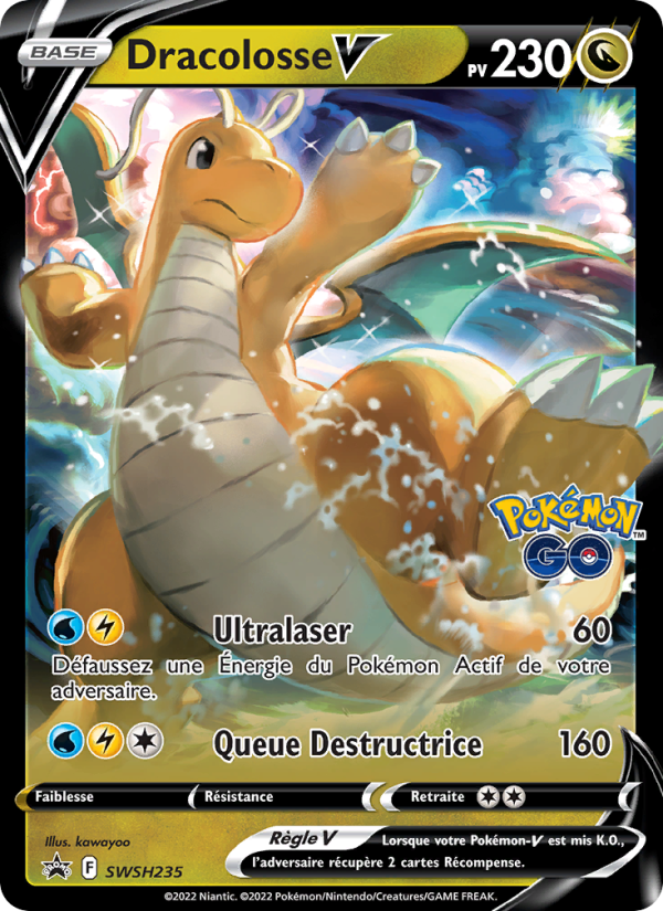 Dracolosse V SWSH235 — Promo SWSH (French Pokémon TCG card)