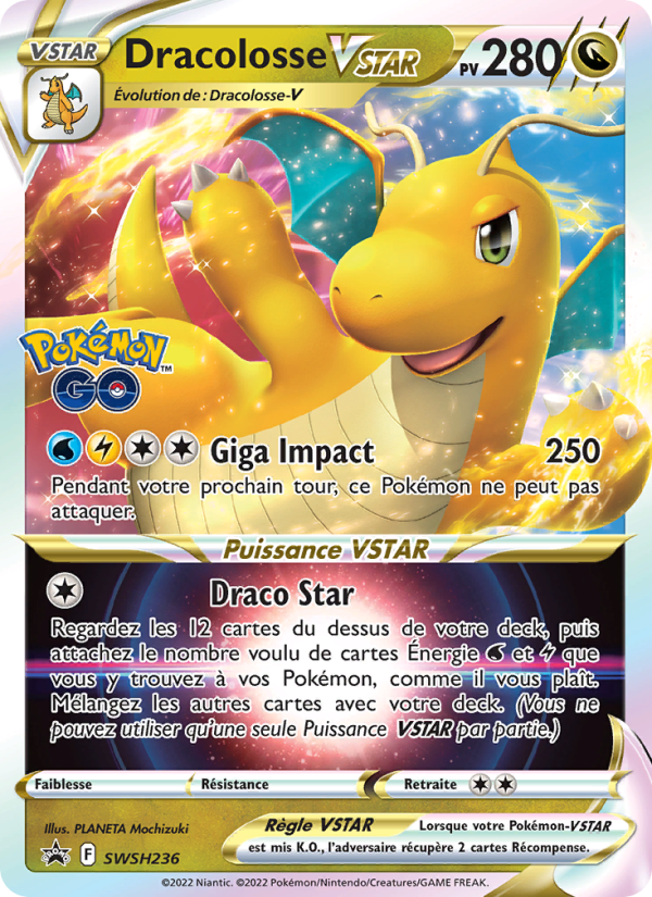 Dracolosse VSTAR SWSH236 — Promo SWSH (French Pokémon TCG card)