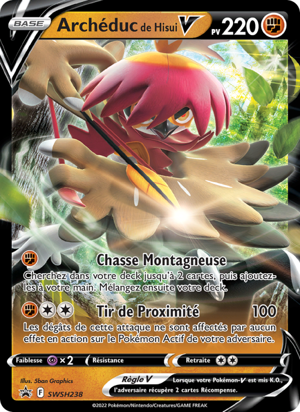 Archéduc de Hisui V SWSH238 — Promo SWSH (French Pokémon TCG card)