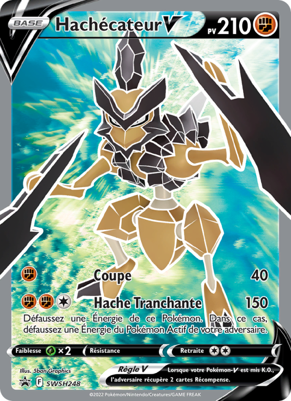Hachécateur V SWSH248 — Promo SWSH (French Pokémon TCG card)