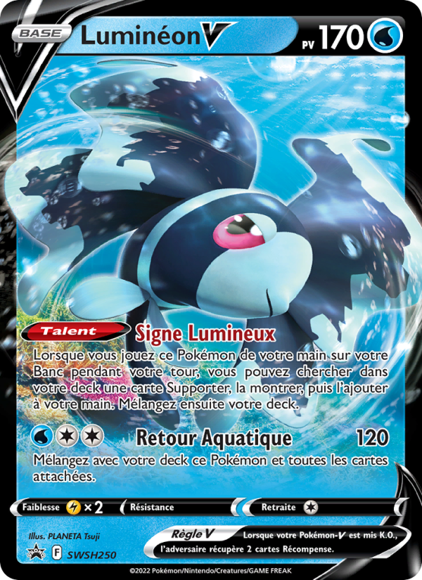Luminéon V SWSH250 — Promo SWSH (French Pokémon TCG card)