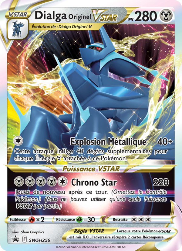 Dialga Originel VSTAR SWSH256 — Promo SWSH (French Pokémon TCG card)